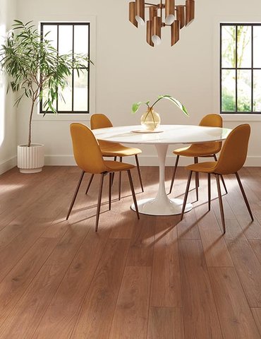 Dining Room Luxury Vinyl Plank LVP -  Howard Young Flooring in Milton, FL