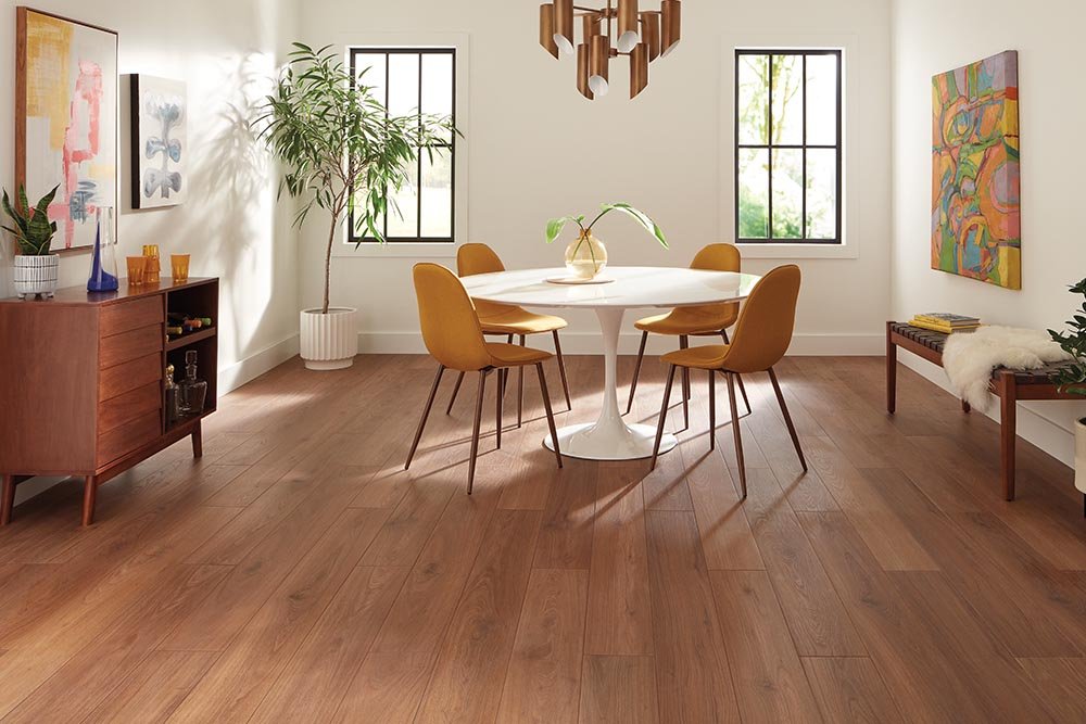 Dining Room Luxury Vinyl Plank LVP -  Howard Young Flooring in Milton, FL