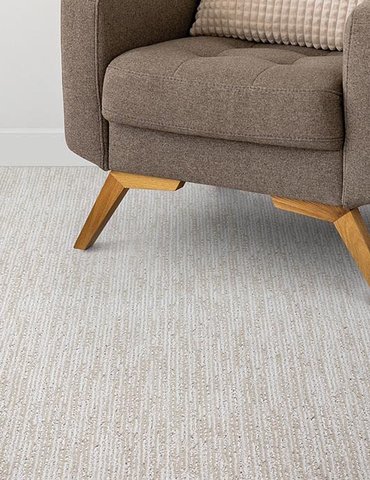 Living Room Linear Pattern Carpet -  Howard Young Flooring in Milton, FL