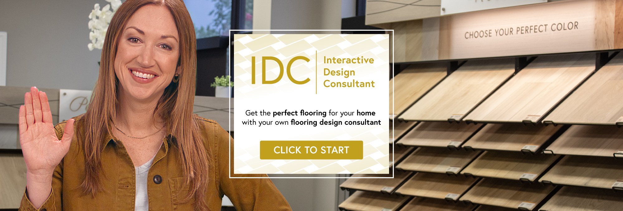 Start with our Interactive Design Consultant at Howard young Flooring in Milton, FL